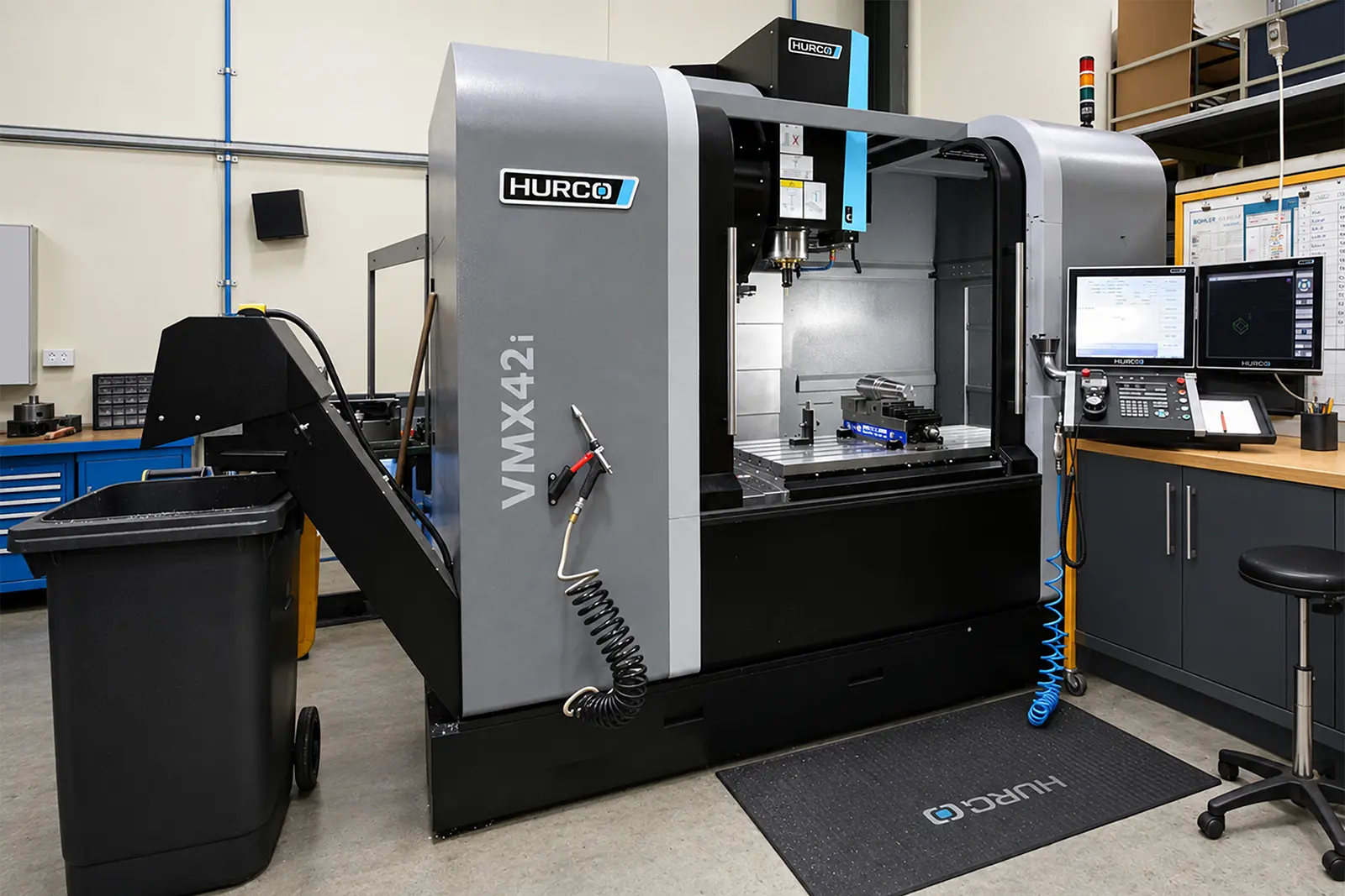 Semtool's Hurco VMX42i CNC machining centre in the Springvale workshop.