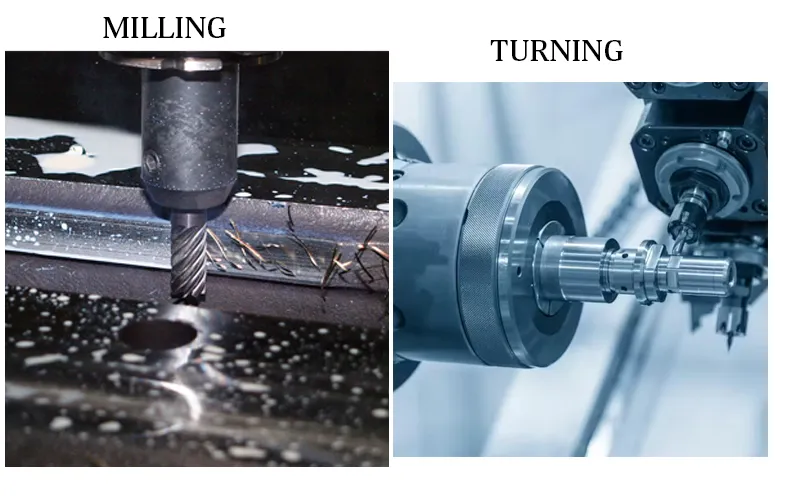 Milling vs Turning